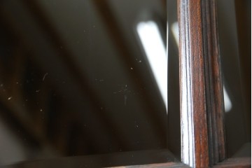 中古　美品　希少サイズ　岩谷堂箪笥　力強い木目と重厚感のある金具が目を惹くキャビネット　(R-081259)