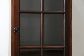 中古　美品　希少サイズ　岩谷堂箪笥　力強い木目と重厚感のある金具が目を惹くキャビネット　(R-081259)