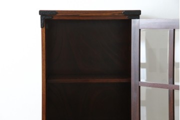 中古　美品　希少サイズ　岩谷堂箪笥　力強い木目と重厚感のある金具が目を惹くキャビネット　(R-081259)