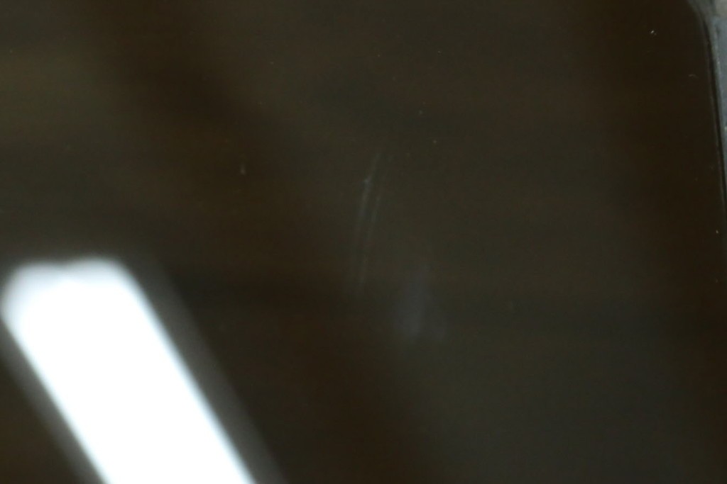 中古　美品　三越　カントリーハウス　Brugge(ブルージュ)　クラシカルな佇まいのステンドグラス入りのキャビネット　定価28万円　(R-081263)