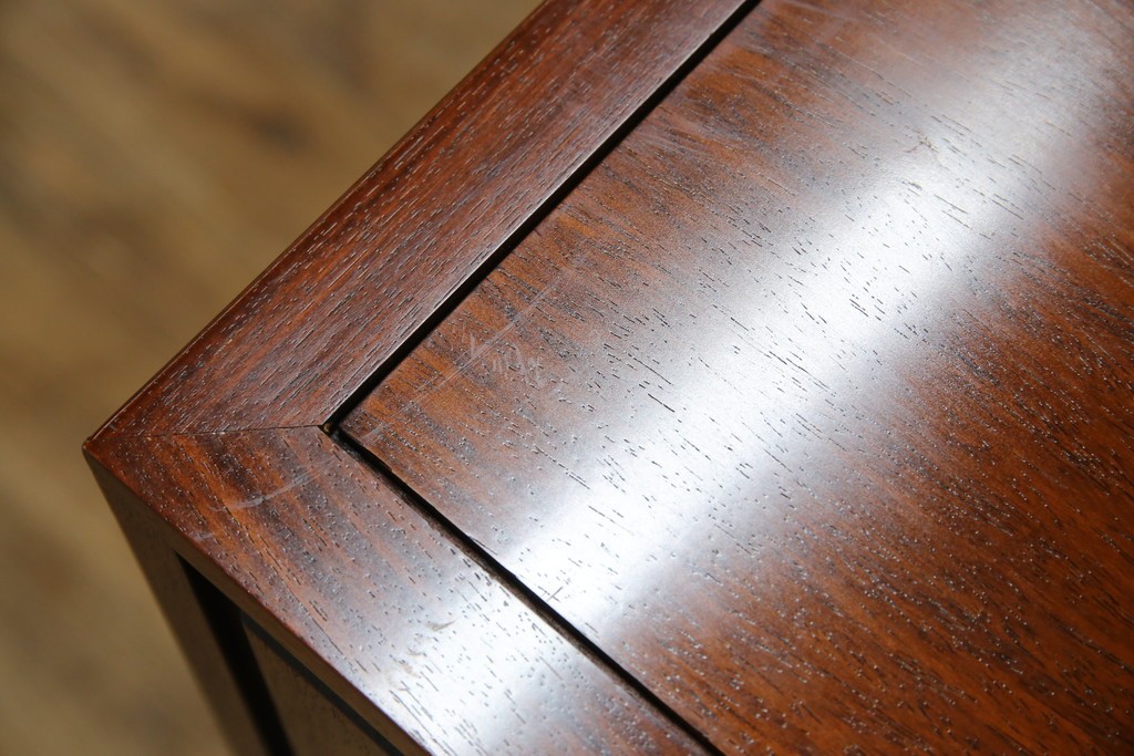 和製ビンテージ　高級品!!　総花梨(カリン)材　内部桐材　収納力抜群な引き出し38杯の小物箪笥　(R-081270)