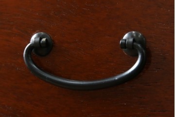 和製ビンテージ　高級品!!　総花梨(カリン)材　内部桐材　収納力抜群な引き出し38杯の小物箪笥　(R-081270)