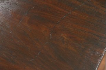 韓国アンティーク　希少な特大サイズ!!　松材　杉材　欅(ケヤキ)材　様々な形の金具が使われたユーモアたっぷりなバンダチ(バンダジ、半閉櫃、李朝家具、李朝タンス、収納箪笥)(R-081271)