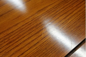 中古　美品　最高級　総欅(ケヤキ)材　無垢　四枚引き戸　水屋箪笥下段　上質な和の空間を演出するサイドボード　(R-081275)
