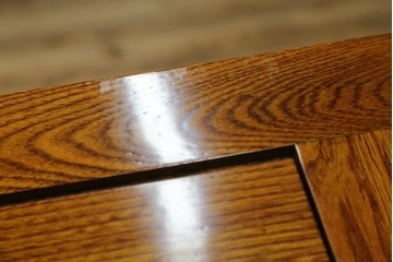 中古　美品　最高級　総欅(ケヤキ)材　無垢　四枚引き戸　水屋箪笥下段　上質な和の空間を演出するサイドボード　(R-081275)
