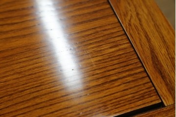 中古　美品　最高級　総欅(ケヤキ)材　無垢　四枚引き戸　水屋箪笥下段　上質な和の空間を演出するサイドボード　(R-081275)