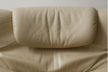 中古　美品!!　カリモク家具(karimoku)　ZU42モデル　贅沢なくつろぎのひとときにおすすめの肘掛椅子ロング(リクライニングソファ、1Pソファ、1人掛けソファ、一人掛けソファ、アームチェア、パーソナルチェア)(定価約23万円(R-081278)