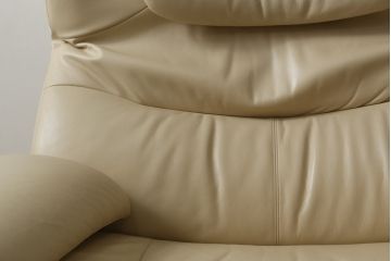 中古　美品!!　カリモク家具(karimoku)　ZU42モデル　贅沢なくつろぎのひとときにおすすめの肘掛椅子ロング(リクライニングソファ、1Pソファ、1人掛けソファ、一人掛けソファ、アームチェア、パーソナルチェア)(定価約23万円(R-081278)