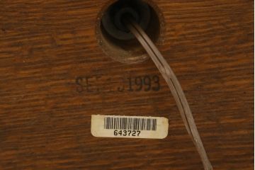 中古　美品　アメリカ　Stickley(スティックレー、スティックレイ)　Mission Collection(ミッション・コレクション)　コンテンポラリー　モダンデザインのステンドグラスシェードが目を引くフロアランプ(フロアスタンド、スタンド照明、シェードライト)(定価約28万円)(R-081281)