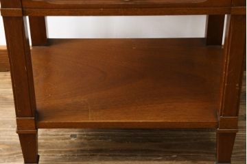 中古　美品!!　DREXEL HERITAGE(ドレクセルヘリテイジ)　品のある佇まいが美しいサイドテーブル(電話台、飾り台、ナイトテーブル、コンソールテーブル)(R-081286)
