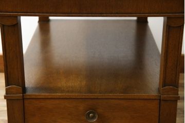 中古　DREXEL HERITAGE(ドレクセルヘリテイジ)　Triune(トライユン)　気品を感じるエレガントなサイドテーブル(電話台、飾り台、ナイトテーブル、コンソールテーブル)(R-081287)