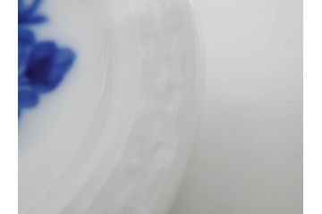 デンマーク　ROYAL COPENHAGEN(ロイヤルコペンハーゲン)　ブルーフルーテッド　プレイン　ハーフレース　フルレース　ブルーフラワー　食卓に華やぎを与えるミニプレート5枚セット(小皿、豆皿、フラワー、花、洋食器、北欧、共箱付き)(R-081291)