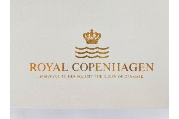 デンマーク　ROYAL COPENHAGEN(ロイヤルコペンハーゲン)　ブルーフルーテッド　プレイン　ハーフレース　フルレース　ブルーフラワー　食卓に華やぎを与えるミニプレート5枚セット(小皿、豆皿、フラワー、花、洋食器、北欧、共箱付き)(R-081291)