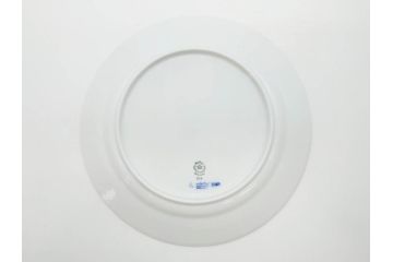 デンマーク　ROYAL COPENHAGEN(ロイヤルコペンハーゲン)　ブルーフルーテッド ハーフレース　約25cm　プレート3枚セット(大皿、洋食器、北欧)(R-081292)