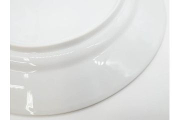 デンマーク　ROYAL COPENHAGEN(ロイヤルコペンハーゲン)　ブルーフルーテッド ハーフレース　約25cm　プレート3枚セット(大皿、洋食器、北欧)(R-081292)