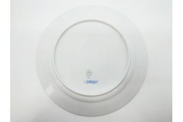 デンマーク　ROYAL COPENHAGEN(ロイヤルコペンハーゲン)　ブルーフルーテッド ハーフレース　約25cm　プレート3枚セット(大皿、洋食器、北欧)(R-081292)