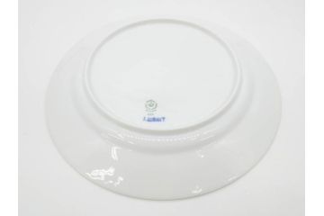 デンマーク　ROYAL COPENHAGEN(ロイヤルコペンハーゲン)　ブルーフルーテッド ハーフレース　約25cm　プレート3枚セット(大皿、洋食器、北欧)(R-081292)