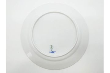 デンマーク　ROYAL COPENHAGEN(ロイヤルコペンハーゲン)　ブルーフルーテッド ハーフレース　約25cm　プレート3枚セット(大皿、洋食器、北欧)(R-081292)