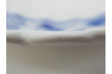 ドイツ　マイセン　Meissen　ブルーオニオン　美しい意匠が上品な雰囲気を高めるプレート&サラダボウルセット(サラダディッシュ、花形、花型、深皿、中皿、菊割り、洋食器)(R-081295)