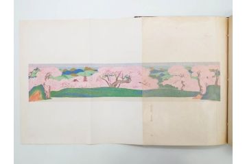 昭和17年　「小村雪岱画集」　限定400冊のうち第27号(高見澤木版社、色摺り木版画、古本、絵画、外函付き)(R-081299)