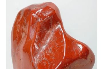 佐渡赤玉石　自然石　天然石　水石　重さ約19.48kg　素材そのものの色や形を楽しめる鑑賞石(台座付き、置物、ディスプレイ)(R-081301)