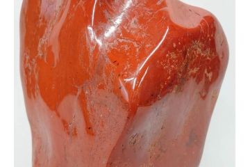 佐渡赤玉石　自然石　天然石　水石　重さ約19.48kg　素材そのものの色や形を楽しめる鑑賞石(台座付き、置物、ディスプレイ)(R-081301)