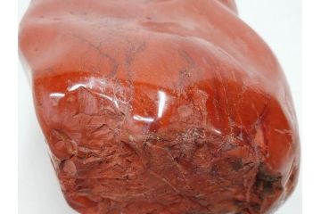 佐渡赤玉石　自然石　天然石　水石　重さ約19.48kg　素材そのものの色や形を楽しめる鑑賞石(台座付き、置物、ディスプレイ)(R-081301)