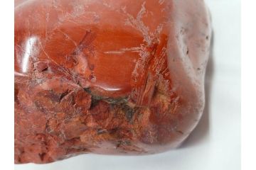 佐渡赤玉石　自然石　天然石　水石　重さ約19.48kg　素材そのものの色や形を楽しめる鑑賞石(台座付き、置物、ディスプレイ)(R-081301)