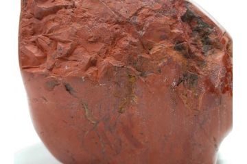 佐渡赤玉石　自然石　天然石　水石　重さ約19.48kg　素材そのものの色や形を楽しめる鑑賞石(台座付き、置物、ディスプレイ)(R-081301)