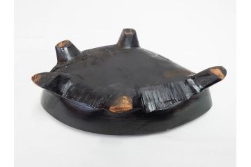 佐渡赤玉石　自然石　天然石　水石　重さ約19.48kg　素材そのものの色や形を楽しめる鑑賞石(台座付き、置物、ディスプレイ)(R-081301)