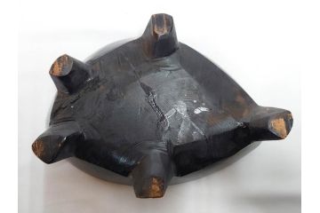 佐渡赤玉石　自然石　天然石　水石　重さ約19.48kg　素材そのものの色や形を楽しめる鑑賞石(台座付き、置物、ディスプレイ)(R-081301)