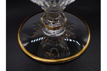 フランス　Baccarat　バカラ　金彩　気品あふれるピッチャー(ジャグ、水指し、ピッチャー、フルレッドクリスタルガラス)(R-081303)