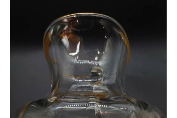 フランス　Baccarat　バカラ　金彩　気品あふれるピッチャー(ジャグ、水指し、ピッチャー、フルレッドクリスタルガラス)(R-081303)