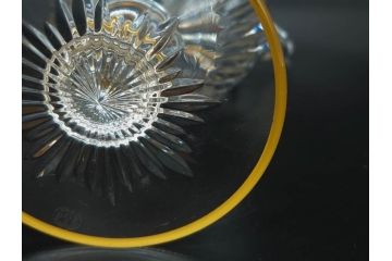 フランス　Baccarat　バカラ　金彩　気品あふれるピッチャー(ジャグ、水指し、ピッチャー、フルレッドクリスタルガラス)(R-081303)