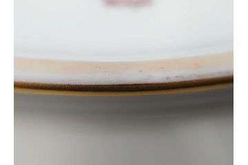 大倉陶園(OKURA、OAC)　オールド大倉　ゴールドライン　静謐な美しさのあるソースボート&蓋物(金彩、グレイビーボート、ソースポット、水切りボウル)(R-081305)