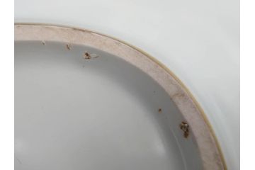 大倉陶園(OKURA、OAC)　オールド大倉　ゴールドライン　静謐な美しさのあるソースボート&蓋物(金彩、グレイビーボート、ソースポット、水切りボウル)(R-081305)