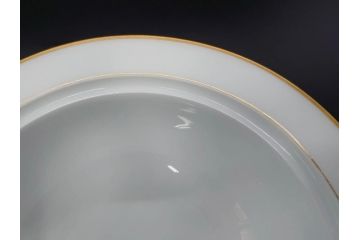 大倉陶園(OKURA、OAC)　オールド大倉　ゴールドライン　静謐な美しさのあるソースボート&蓋物(金彩、グレイビーボート、ソースポット、水切りボウル)(R-081305)
