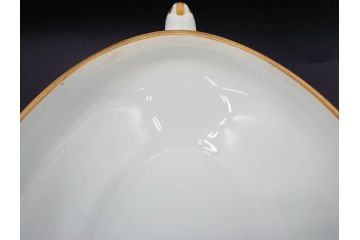 大倉陶園(OKURA、OAC)　オールド大倉　ゴールドライン　優美なフォルムのチュリーン(チューリン、ポット、ふかひれ皿、トンキ、蓋物、深皿、金彩)(R-081306)
