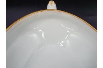 大倉陶園(OKURA、OAC)　オールド大倉　ゴールドライン　優美なフォルムのチュリーン(チューリン、ポット、ふかひれ皿、トンキ、蓋物、深皿、金彩)(R-081306)