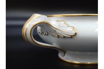 大倉陶園(OKURA、OAC)　オールド大倉　ゴールドライン　優美なフォルムのチュリーン(チューリン、ポット、ふかひれ皿、トンキ、蓋物、深皿、金彩)(R-081306)