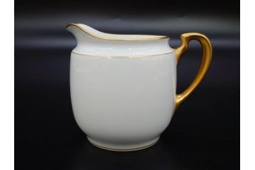 大倉陶園(OKURA、OAC)　オールド大倉　ゴールドライン　ティーカップ&ソーサー　食卓に上品な雰囲気を与えるシュガーポット&クリーマー&C&Sセット(ミルクポット、ミルクジャー、金彩、ボウル、ボンボン入れ)(R-081307)