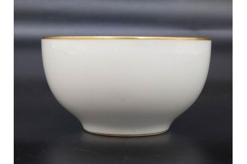大倉陶園(OKURA、OAC)　オールド大倉　ゴールドライン　ティーカップ&ソーサー　食卓に上品な雰囲気を与えるシュガーポット&クリーマー&C&Sセット(ミルクポット、ミルクジャー、金彩、ボウル、ボンボン入れ)(R-081307)