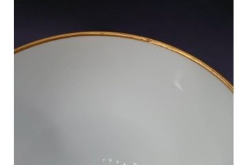 大倉陶園(OKURA、OAC)　オールド大倉　ゴールドライン　ティーカップ&ソーサー　食卓に上品な雰囲気を与えるシュガーポット&クリーマー&C&Sセット(ミルクポット、ミルクジャー、金彩、ボウル、ボンボン入れ)(R-081307)