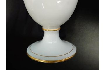 大倉陶園(OKURA、OAC)　オールド大倉　ゴールドライン　高級感のあるエッグスタンド6客セット(金彩、エッグカップ、洋食器、白磁)(R-081308)