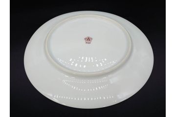 大倉陶園(OKURA、OAC)　オールド大倉　ゴールドライン　上品な雰囲気が魅力のプレート3枚セット(金彩、白磁、洋食器、中皿)(R-081309)