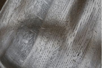 中古　ナラ材　柏木工(KASHIWA)　WILDERNESS(ウィルダネス)　木の温かみある風合いが魅力的なダイニングチェア(板座チェア、イス、椅子)(R-081311)