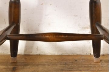 和製ビンテージ　飛騨家具　WINDS太平　木の温もりあふれるチェア(板座チェア、ダイニングチェア、ヴィンテージ)(R-081312)