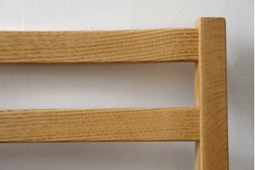 中古　短期展示品　美品　ヤクモ家具製作所　オーク材　シンプルチェア(SC40RO)　クッションタイプ　ナチュラルな風合いが優しい印象のチェア(ダイニングチェア、椅子、イス)(R-081313)