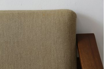 デンマークビンテージ　Hans J Wegner(ハンス・J・ウェグナー)　GETAMA (ゲタマ)　チーク材　GE280　トリプルソファ(3人掛け、3P、三人掛け、3シーター、ヴィンテージ)(R-081317)