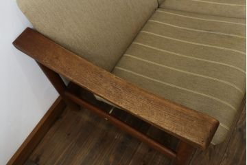 デンマークビンテージ　Hans J Wegner(ハンス・J・ウェグナー)　GETAMA (ゲタマ)　チーク材　GE280　トリプルソファ(3人掛け、3P、三人掛け、3シーター、ヴィンテージ)(R-081317)